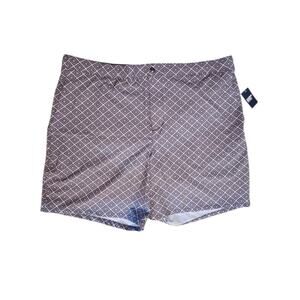 NWT Lands' End 7" Sunset Swim Trunks sz XL, lined, with pockets, waist 40"